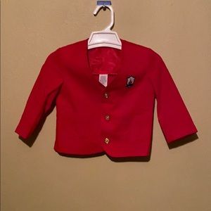 Vintage Red Wave Rider blazer Boys 2T